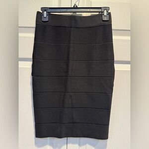 Elegant Black Bandage Skirt